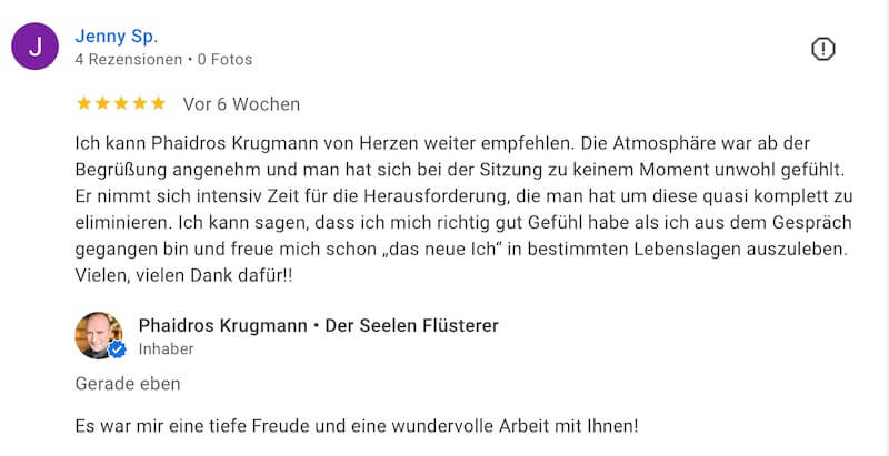 Erfahrungsbericht Jenny