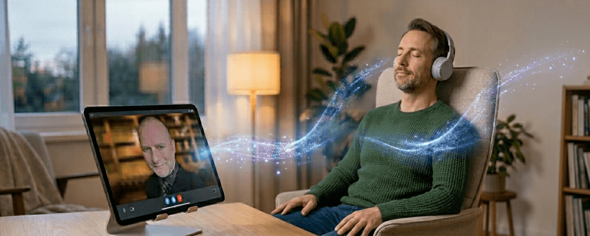 Online Hypnose Mann